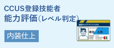 CCUS登録技能者
			能力評価（レベル判定）